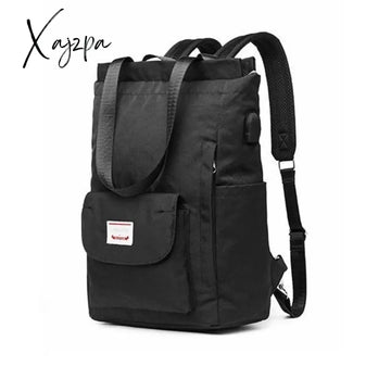 Xajzpa - Fashion Women Shoulder Bag For Laptop Waterproof Oxford Cloth Notebook Backpack 15.6 Inch